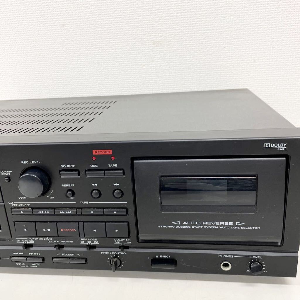 TEAC AD-RW900 CD カセット レコーダー ティアック CDレコーダー リモコン付き 2014年製 ブラック 