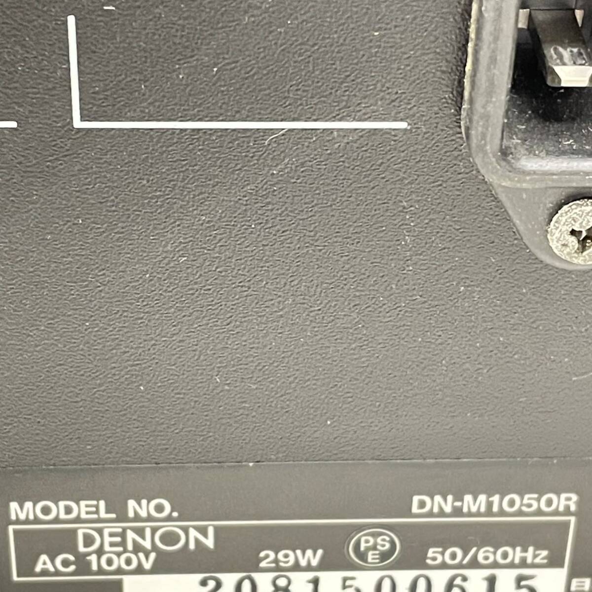 DENON DN-M1050R MDデッキ PROFESSIONAL MD RECORDER MDレコーダー ブラック デノン