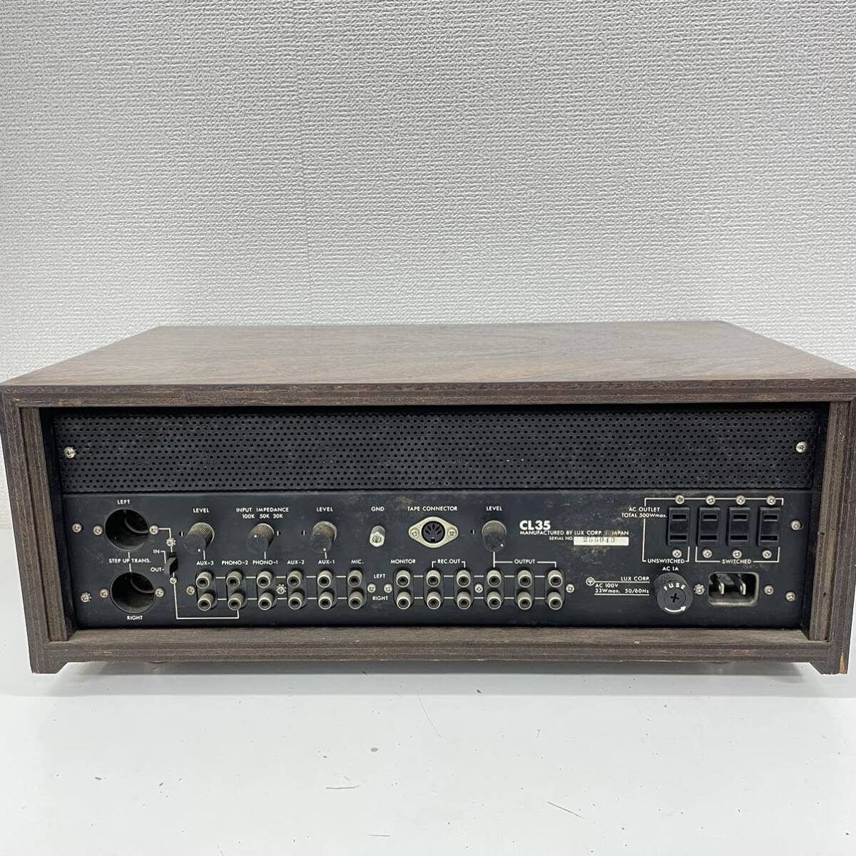 LUXMAN ラックスマン CL35 プリメインアンプ コントロールアンプ オーディオ機器 音響機器 現状品_画像6