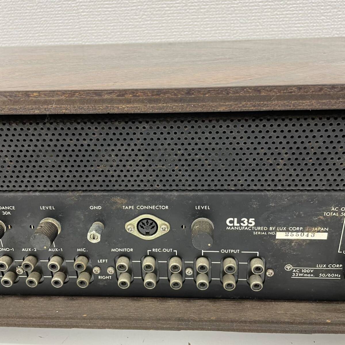 LUXMAN ラックスマン CL35 プリメインアンプ コントロールアンプ オーディオ機器 音響機器 現状品_画像8