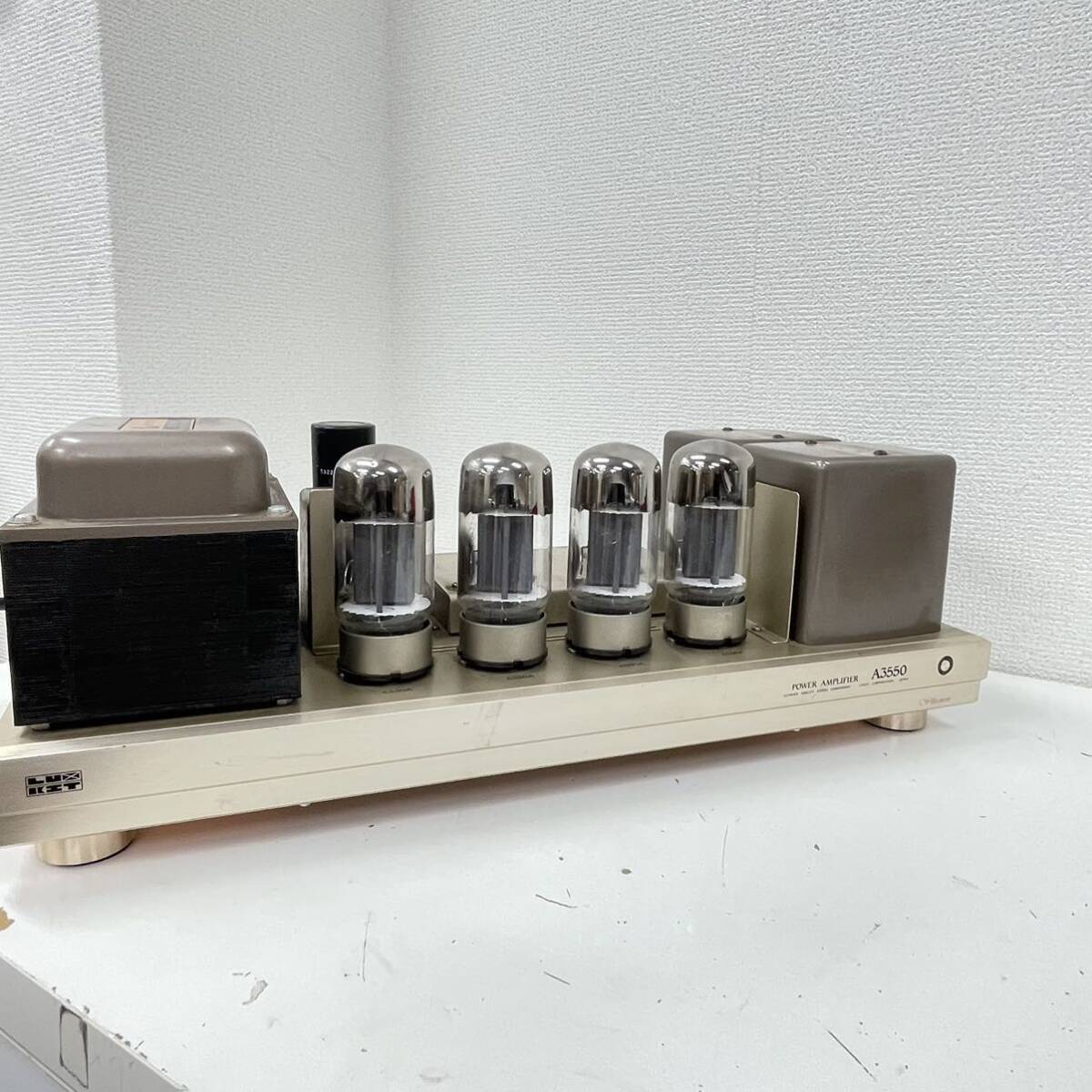 LUXKIT A3550 POWER AMPLIFIER tube amplifier WILLIAMSON LUXMAN Lux kit vacuum tube power amplifier present condition goods electrification OK