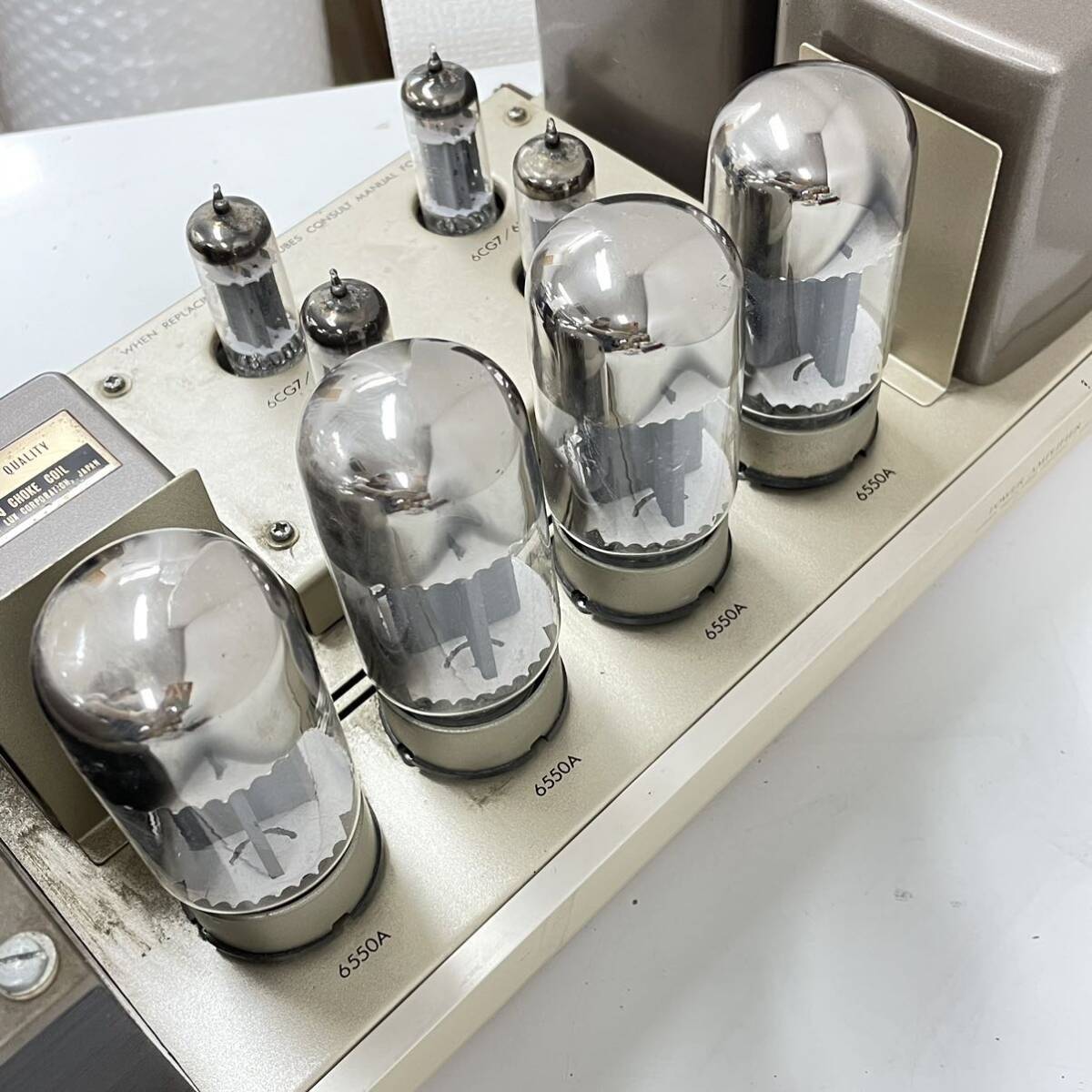 LUXKIT A3550 POWER AMPLIFIER tube amplifier WILLIAMSON LUXMAN Lux kit vacuum tube power amplifier present condition goods electrification OK
