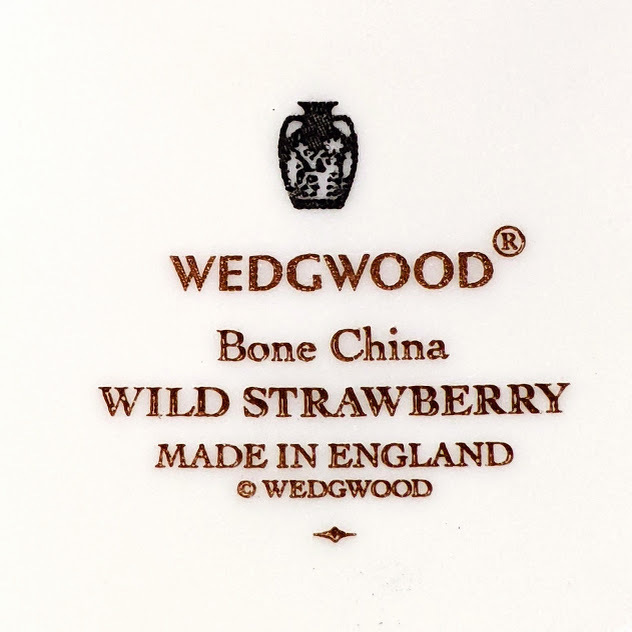 【17128】WEDGWOOD ウェッジウッド ワイルドストロベリー ティーカップ＆ソーサー 1客 ブランド 食器 コップの画像5