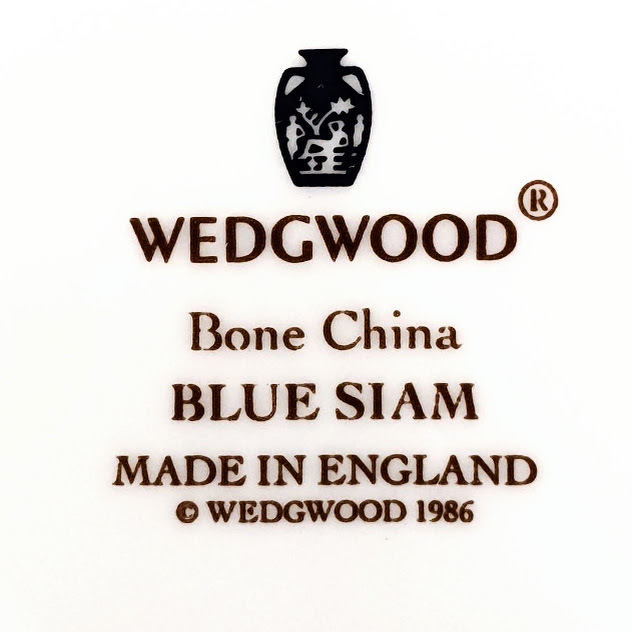 【17127】WEDGWOOD ウェッジウッド BLUE SIAM ブルーサイアム カップ&ソーサー 1客 ブランド 食器 コップ_画像6