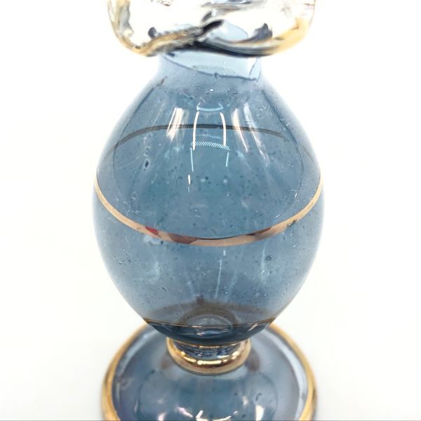 【22991】エジプト ガラス製 香水瓶 パフュームボトル エジプシャン 瓶 容器 インテリア 置物 雑貨 ガラス 伝統工芸 レターパックプラスの画像8