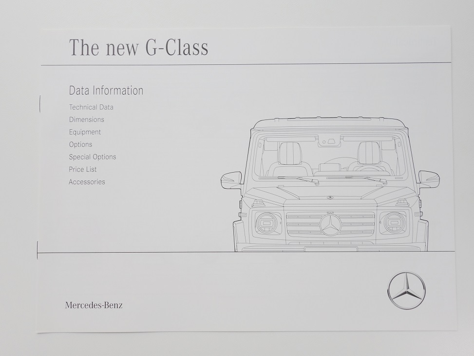 ベンツ ニュー Gクラス ゲレンデ カタログ / 2018年1月 / Mercedes-Benz The new G-Classの画像5