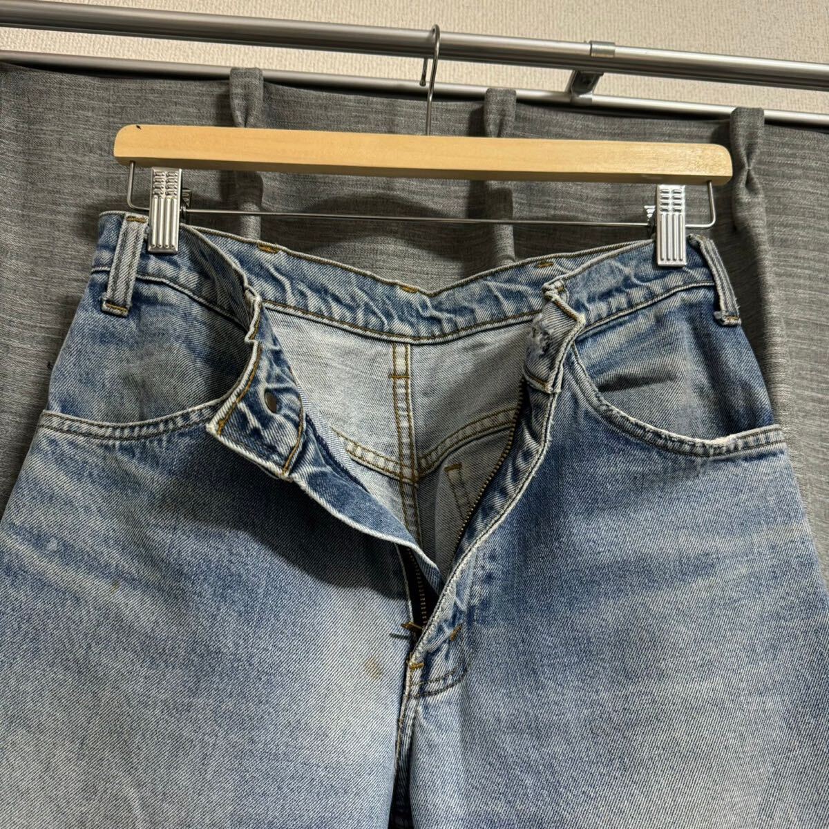 70s 80s Levi's 646 USA製 ヴィンテージ ベルボトム デニムパンツ ブーツカット リーバイス デニム インディゴ usa vintage ジーンズ W74cm_画像5