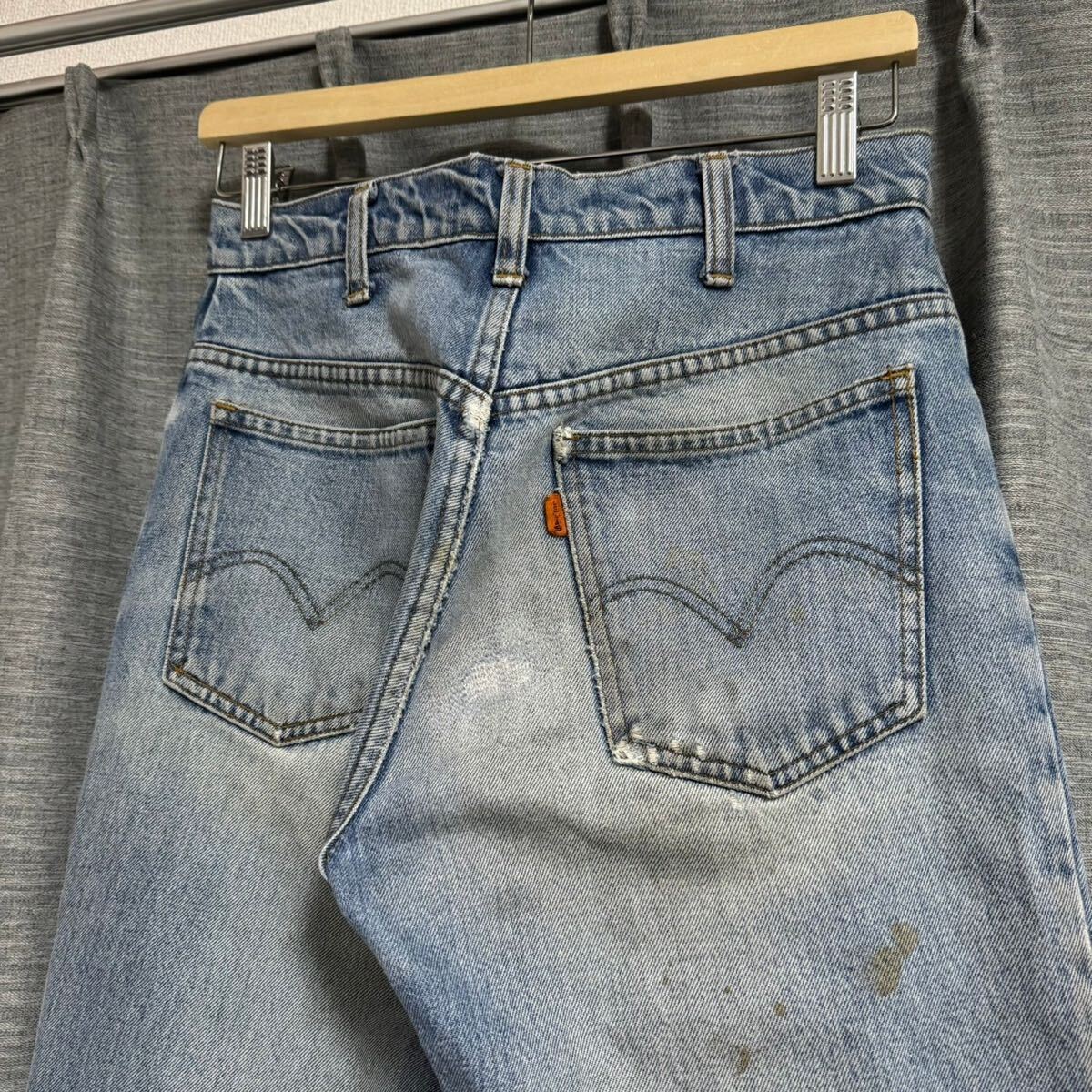 70s 80s Levi's 646 USA製 ヴィンテージ ベルボトム デニムパンツ ブーツカット リーバイス デニム インディゴ usa vintage ジーンズ W74cm_画像7