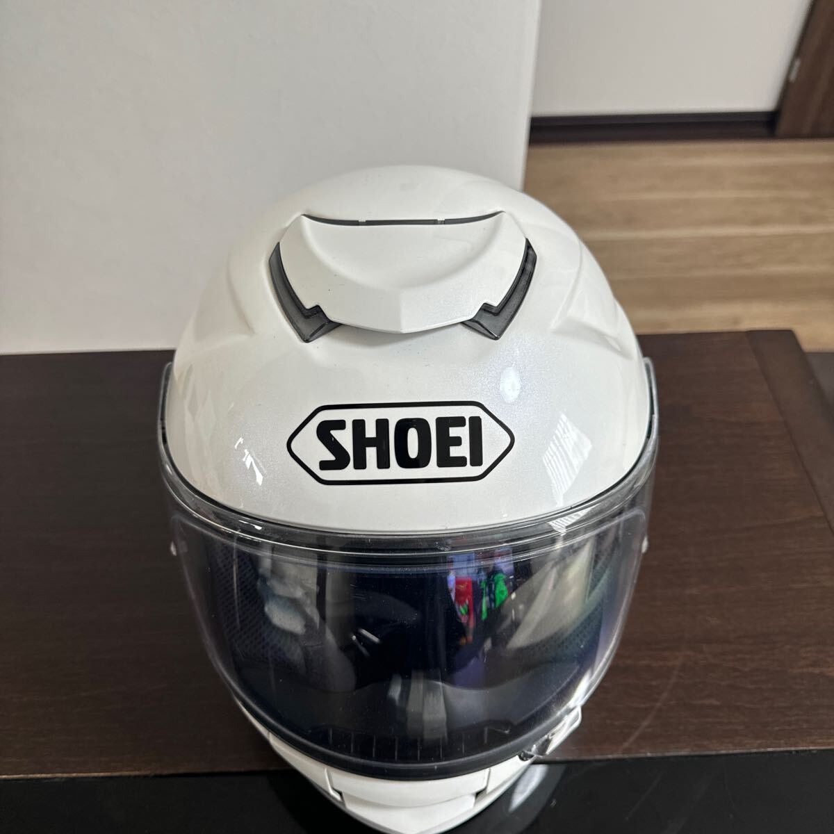 SHOEI ショウエイ フルフェイスヘルメット GT-Air ホワイトX XL63cm/2017製の画像5