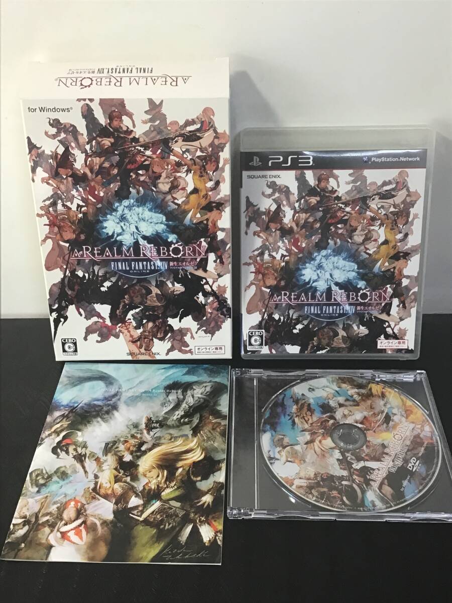  for Windows AREALM REBORN ファイナルファンタジーXIV 新生エオルゼア オンライン専用 PS3 中古 現状品_画像1