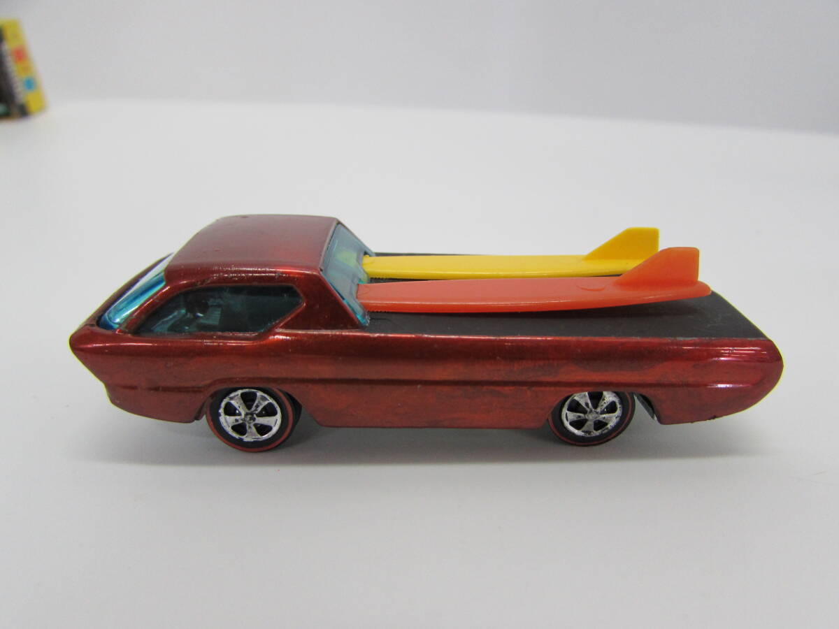 1円～ 美品 HOT WHEELS ホットウィール DEORA デオラ レッドライン 1967年 香港製 オレンジ系 マテル ミニカー ヴィンテージ の画像5