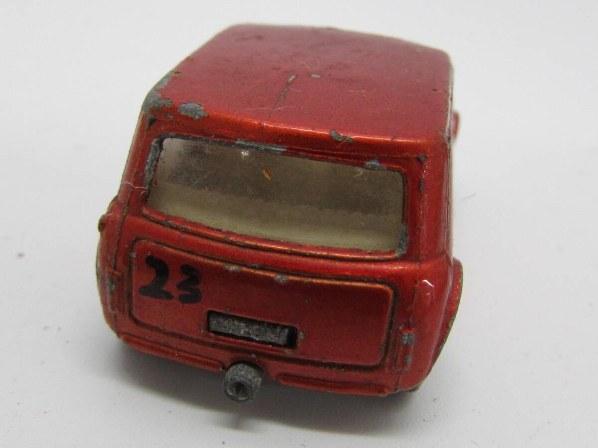1円～ MATCHBOX マッチボックス No.29 レーシング・ミニ RACING MINI ミニクーパー 1970 レズニー ミニカー 当時もの 現状品の画像4