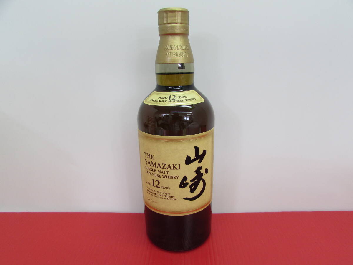 未開栓 SUNTORY サントリー 山崎 12年 シングルモルト ウイスキー 700ml 43％ お酒_画像2