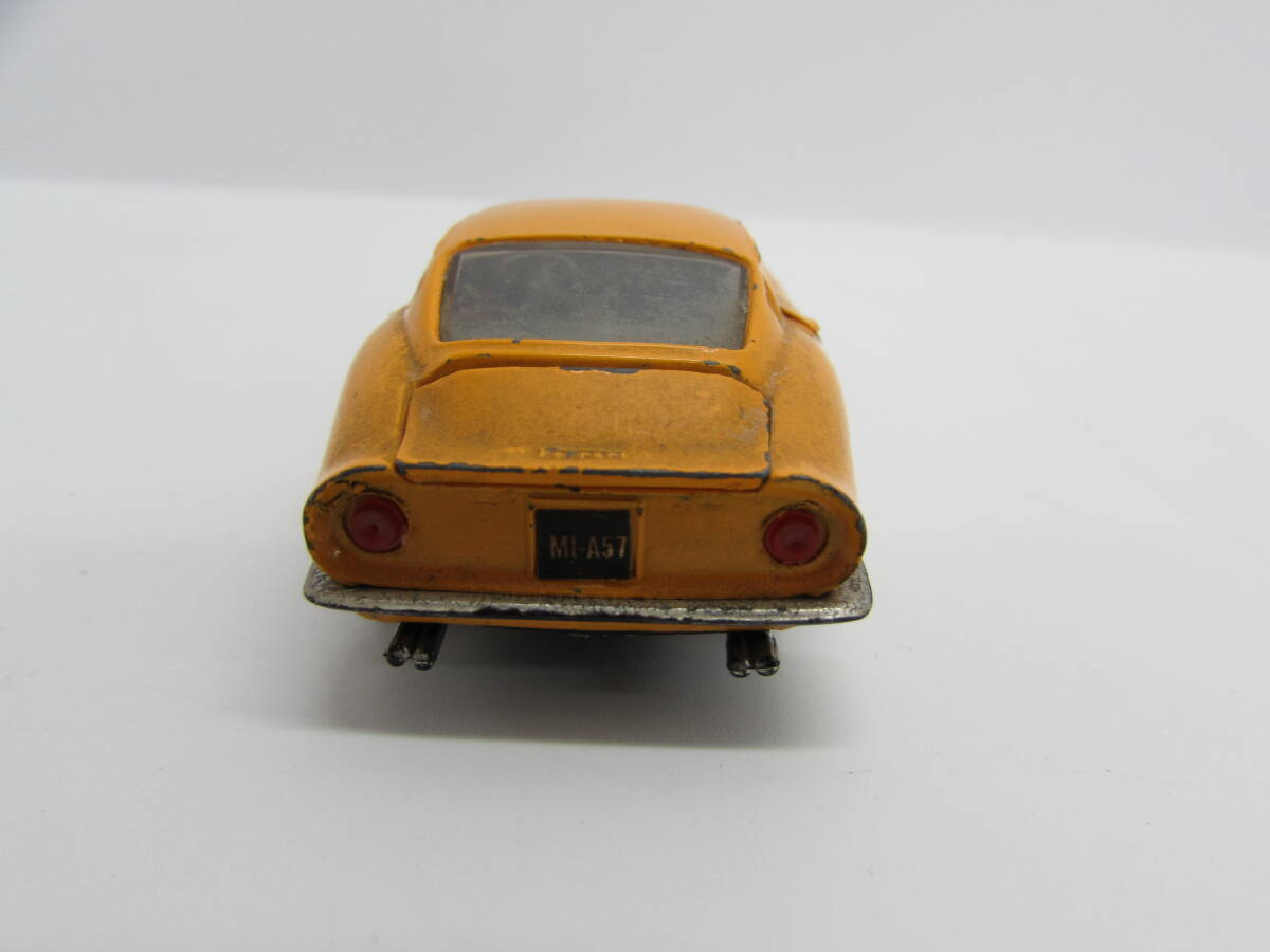 1 иен ~ POLITOYS-M 0N540 FERRARI 275 GTB4 Италия производства желтый желтый цвет миникар Ferrari Vintage текущее состояние товар подлинная вещь * дефект иметь 