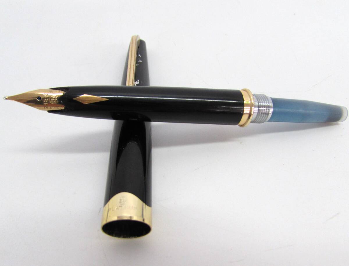 1 jpy ~ brand fountain pen 5ps.@. summarize platinum / Elite / Pilot / sailor pen .18K 18 gold 14K 14 gold Gold writing implements stationery ①