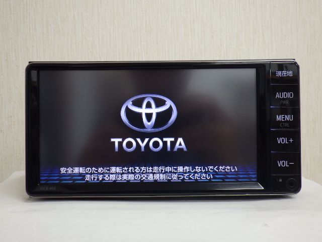 ☆2018年秋 ★トヨタ 純正ナビ パナソニック 7インチ ★NSCN-W68 Bluetooth ワンセグ CD SD ラジオ AUX 中古 ナビの画像1