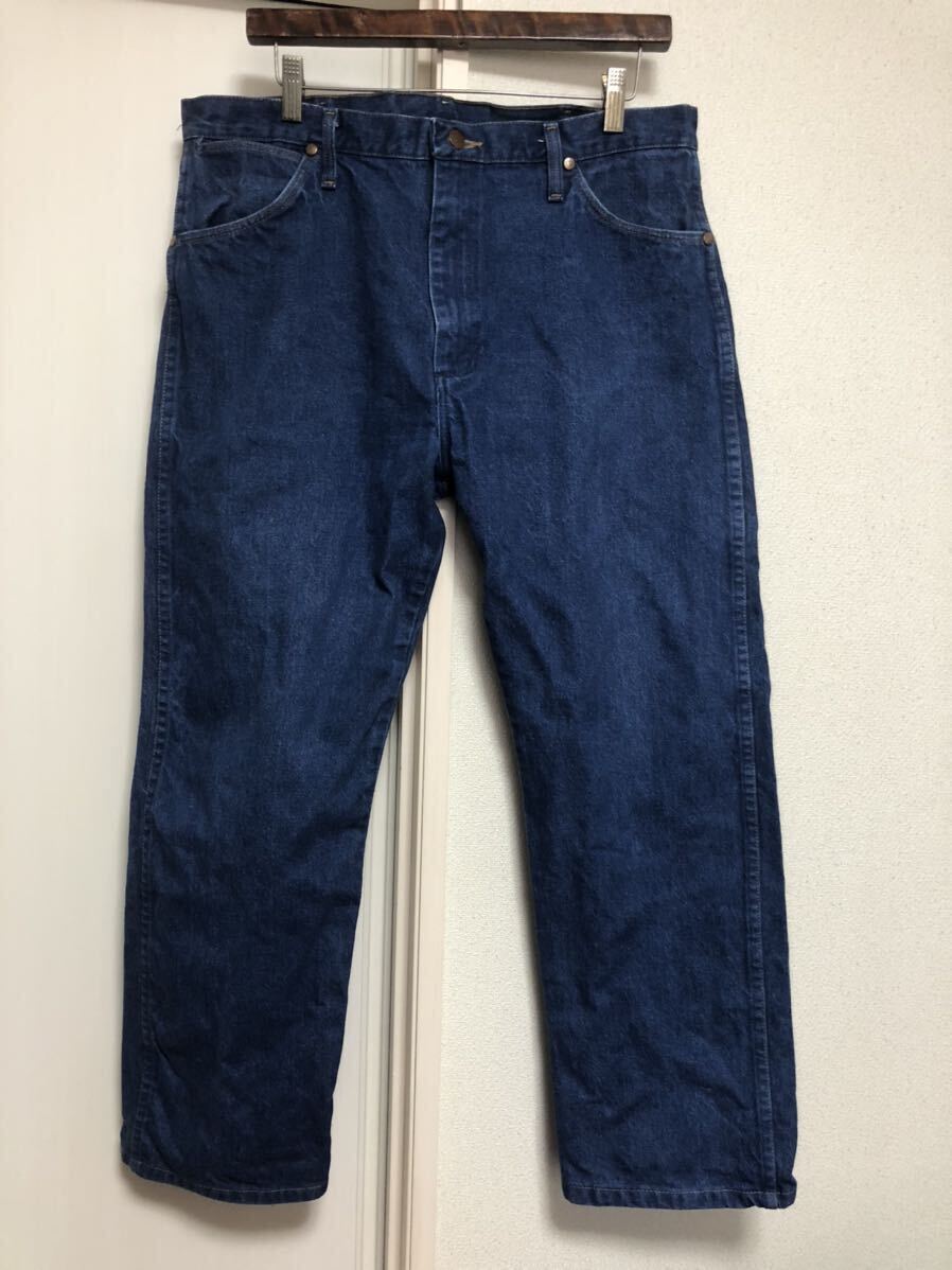 90s00sヴィンテージ MADE IN MEXICOメキシコ製Wrangler ラングラー13MWZPWデニム パンツW38実測W93cmL70cmの画像4