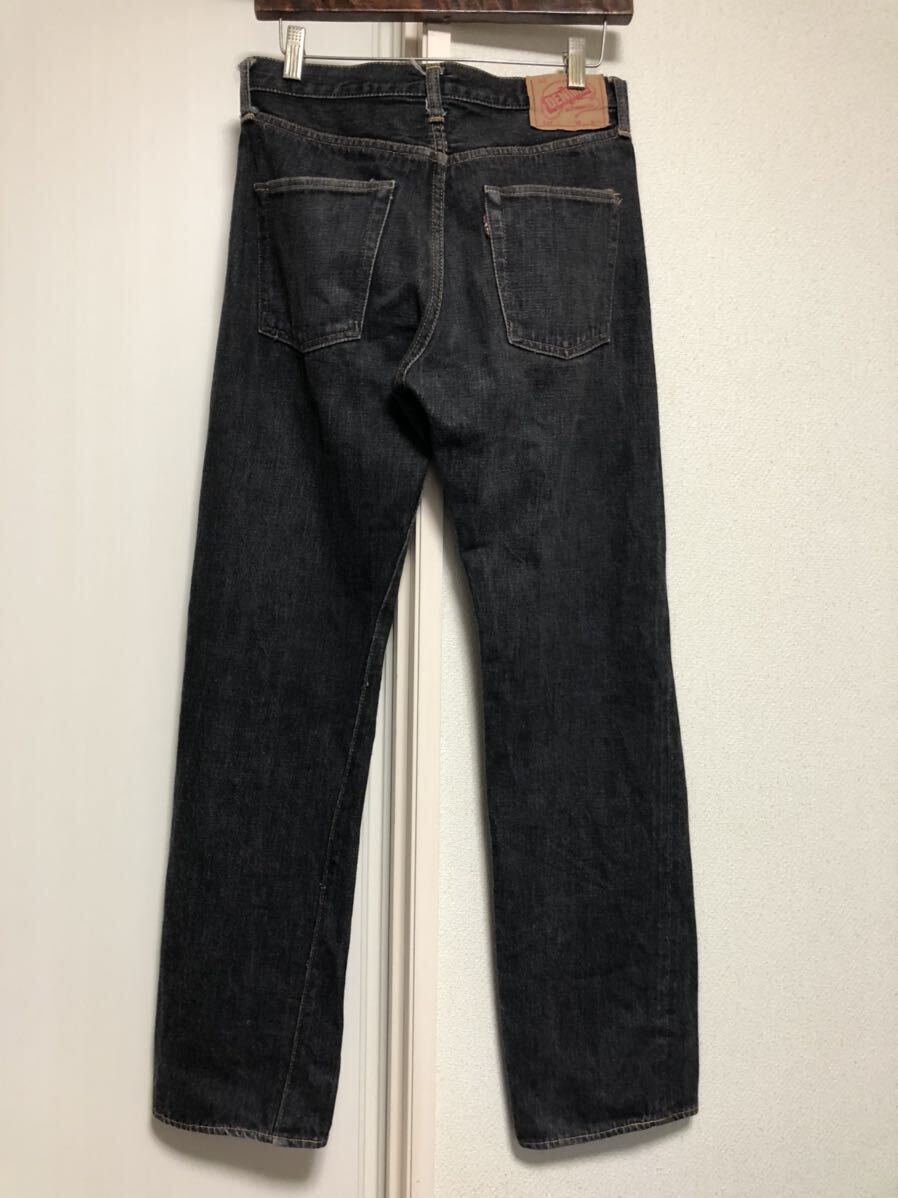 90s Vintage MADE IN JAPAN Denime DENIME. окраска черный чёрный Denim брюки olizonti период размер надпись W30 измерения W76cmL77cm