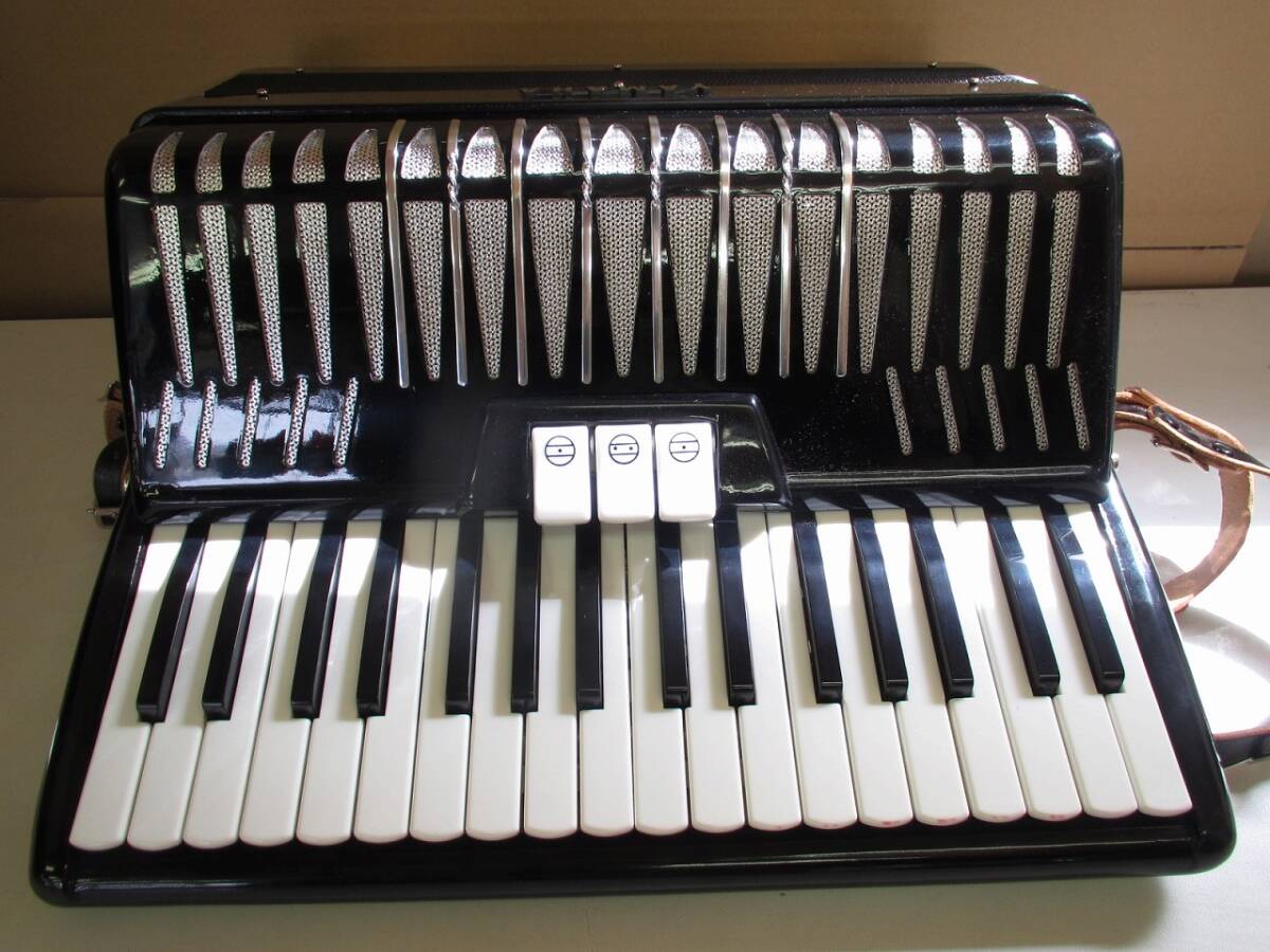 T998 YAMAHA アコーディオン ソフトケース付き ヤマハ 楽器 鍵盤楽器 の画像6