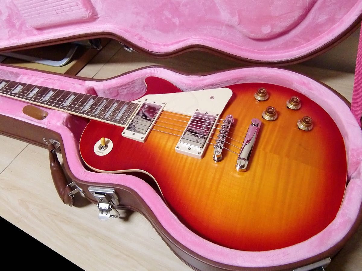 ★Epiphone1959 Les Paul Standard, Aged Dark Cherry Burst／ネック補修有★