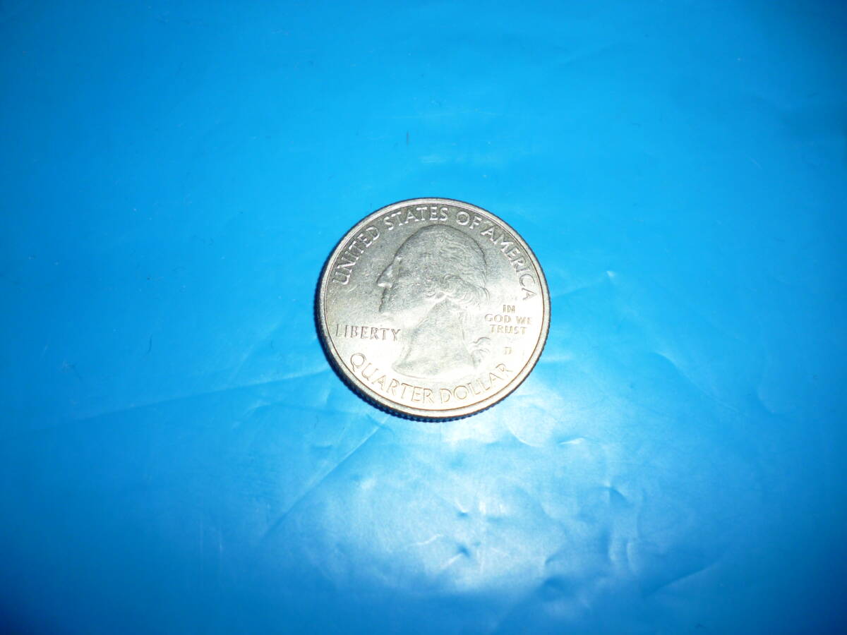 アメリカ クォーター ２５セント硬貨 NATIONAL PARK シリーズ EFFIGY MOUNDS 流通品の画像2