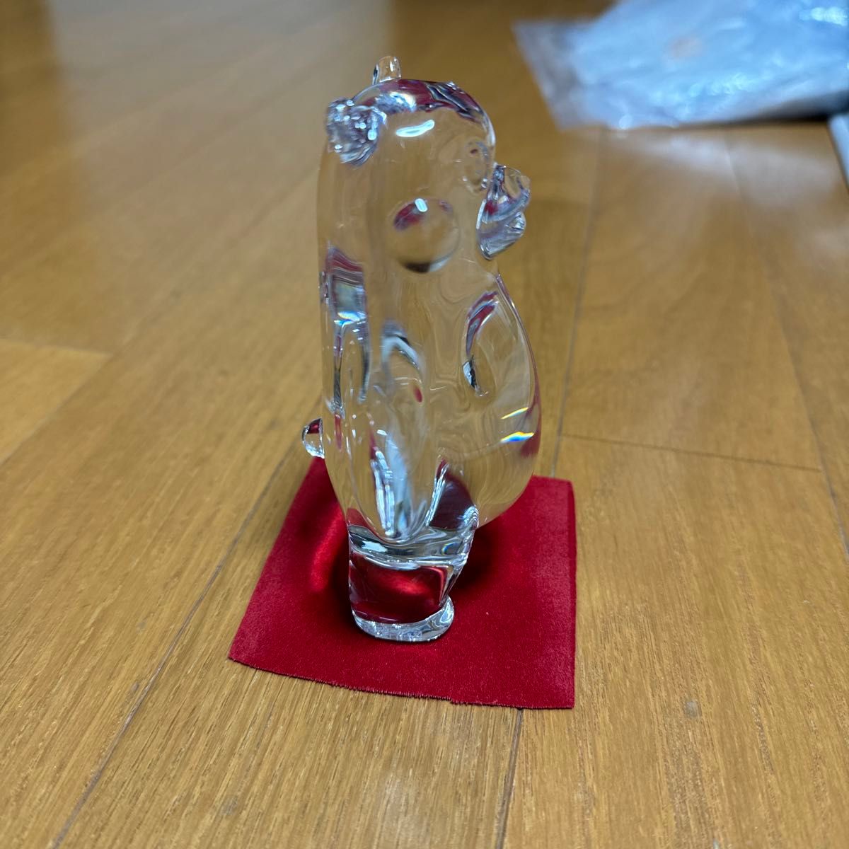 バカラ フィギュリン くまモン 11cm 置物 インテリア クリア バカラ フィギュリン くまモン 11cm 置物 インテリア クリア