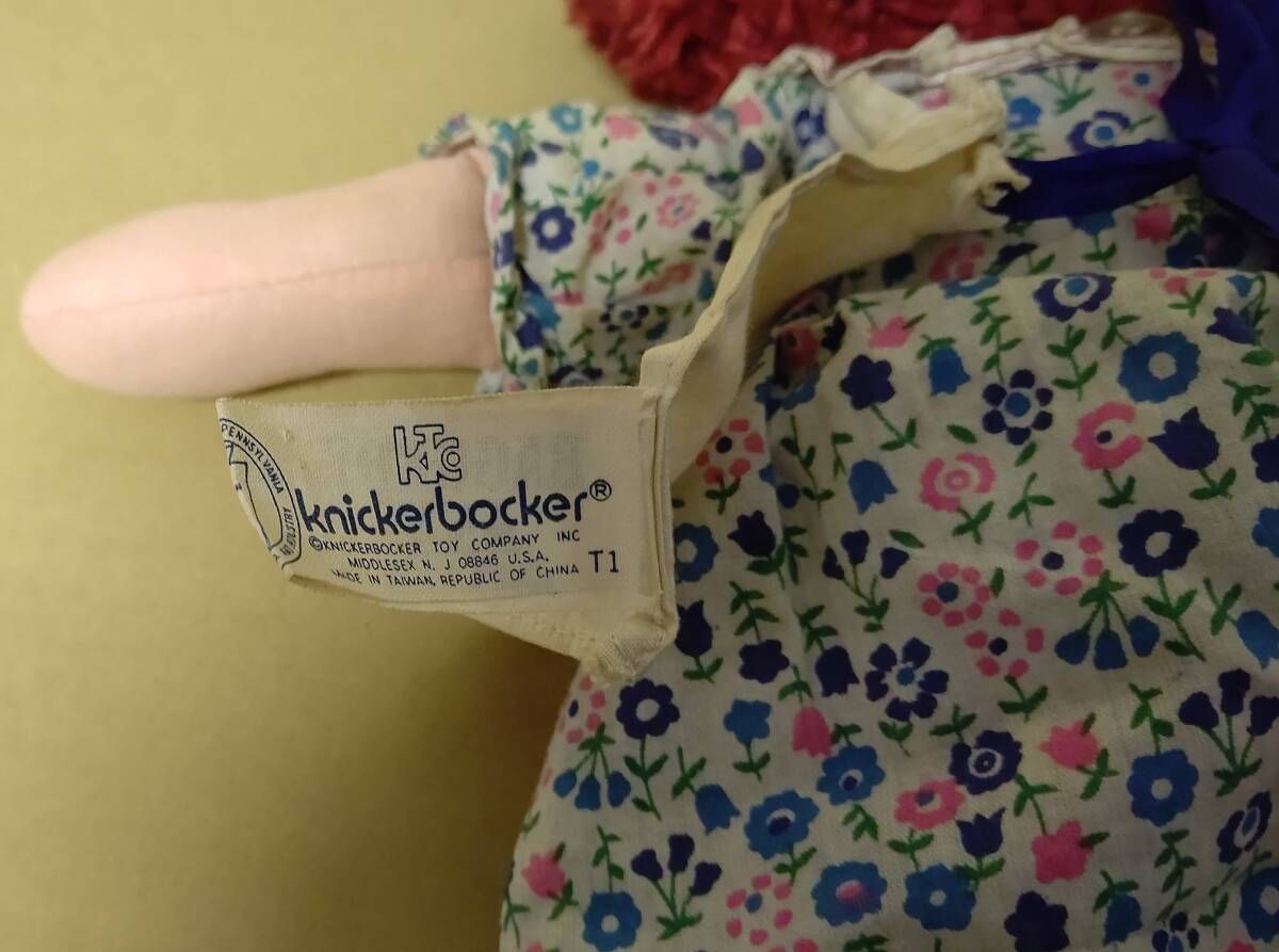 ☆ラガディアン ニッカーボッカー社 knicker bocker RAGGEDY ANN 人形ぬいぐるみ玩具 ラガディ アン カントリー雑貨アメリカ ドール_画像4