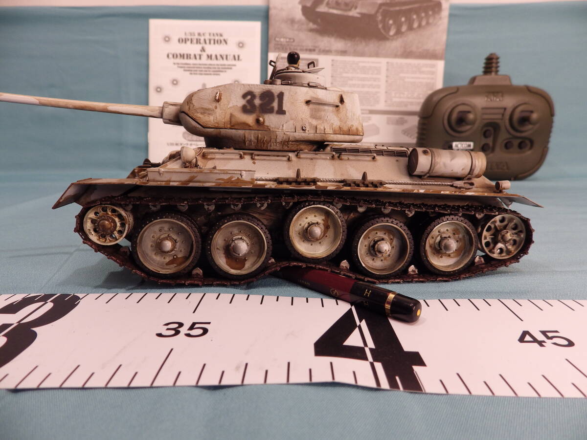 バトルシステム　T-34　タミヤ1/35改　サス金属履帯_画像4