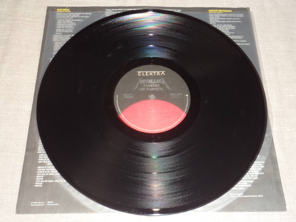 METALLICA - MASTER OF PUPPETS (US original record )