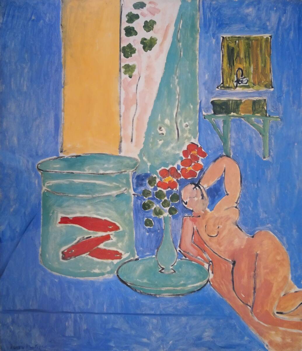 ◆フレーム付きポスター アンリ・マティス[ゴールド フィッシュ]◆MOMA 大判ポスター Matisse インテリアの画像1