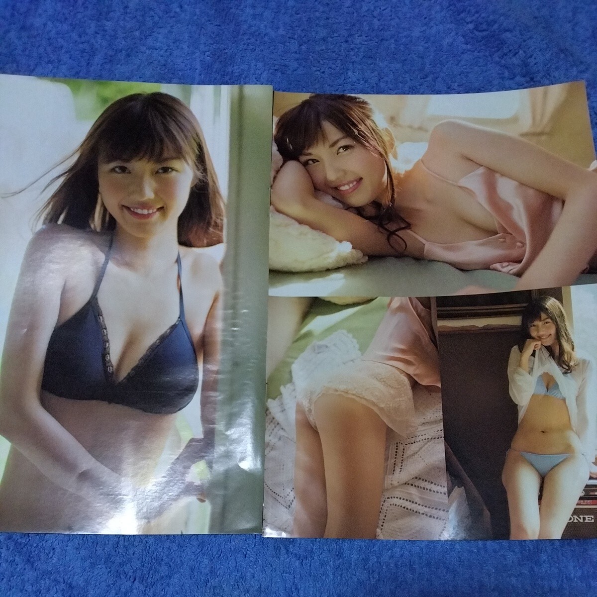 松尾友加里　2016年 　水着になった女子アナ　切抜き　4ページ　S1X_画像2