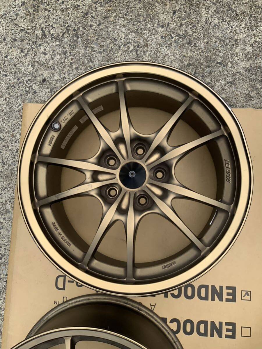 無限 MUGEN MF10 17インチ 8.0JJ PCD114.3 OF+55 5H BR ホイールの画像5