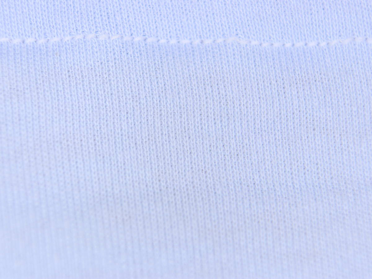 C0013 昭和レトロ　インゴム　ショーツ　Ｍサイズ　綿１００％　フライスニット　フワフワ触感　ライトブルー_画像8