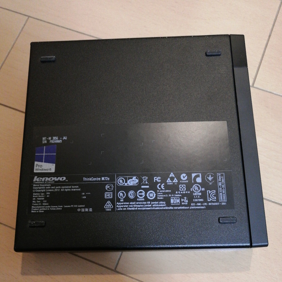 【ジャンク】省スペース小型 ◆ LENOVO ThinkCentre M72e Tiny Corei5-3470T 2.9GHz / メモリ6GB の画像2