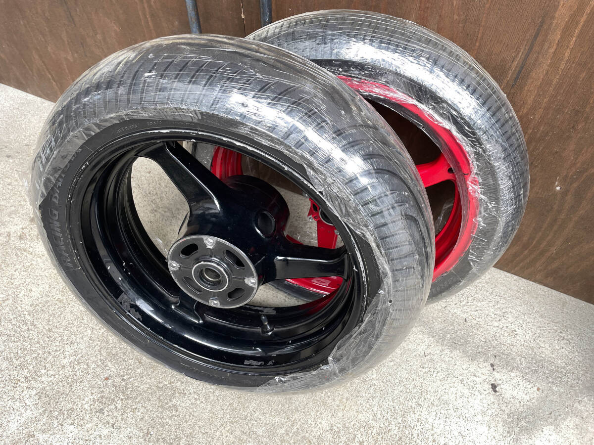 【中古BSレインおまけ】ホンダ CBR600RR PC40 中期 純正 HRC 前後ホイールセット レースベース車 ST600の画像2