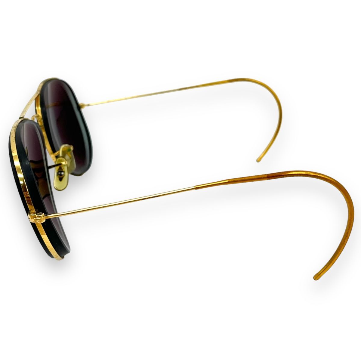 70s Ray-Ban レイバン サングラス 眼鏡 アイウェア ファッション ブランド ティアドロップ Outdoorsman アウトドアズマン グリーン_画像3