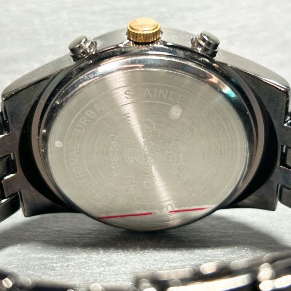 新品 Charles Perrin シャルル・ぺリン クォーツ 腕時計 アナログ クロノグラフ レトログラード ステンレス ブラック ゴールド CP228GBKGDの画像8