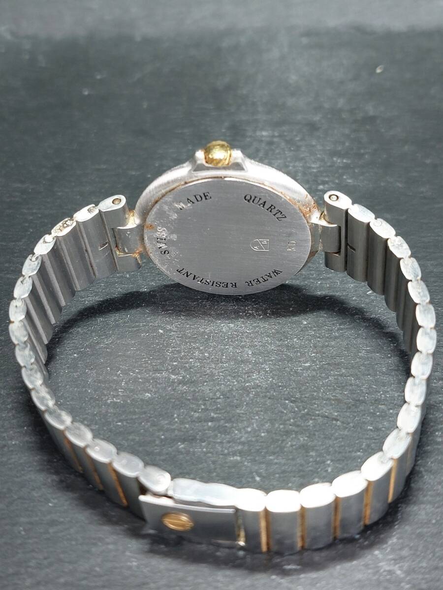 Dunhill ダンヒル ミレニアム アナログ クォーツ 腕時計 ホワイト文字盤 デイトカレンダー メタルベルト スモールサイズ 新品電池交換済みの画像6