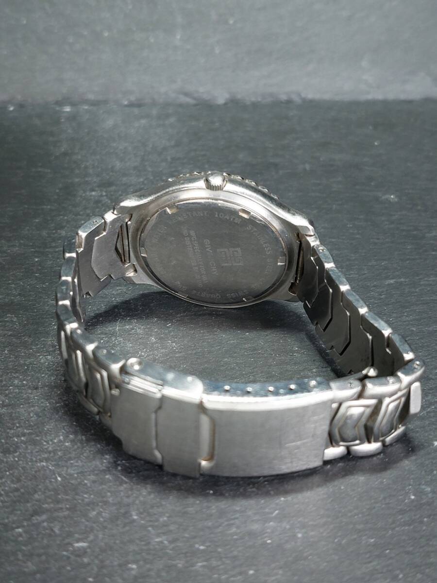 GIVENCHY ジバンシィ GV4-MSBRW-1014 アナログ クォーツ 腕時計 ホワイト文字盤 デイトカレンダー メタルベルト ステンレス 新品電池交換済の画像6