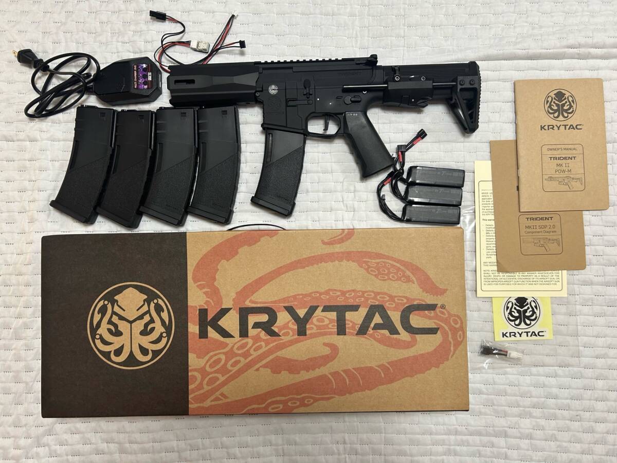 KRYTAC TRIDENT Mk2 SDP 2.0 L.E. RaccoonDog custom + preliminary maga* almost unused * postage included 