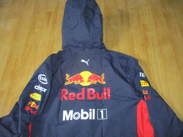 REDBULL F1* Red Bull & Puma collaboration official team with a hood . jacket size L(LL corresponding ) new same beautiful used Honda * super GT