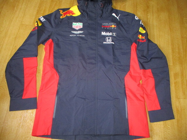 REDBULL F1* Red Bull & Puma collaboration official team with a hood . jacket size L(LL corresponding ) new same beautiful used Honda * super GT