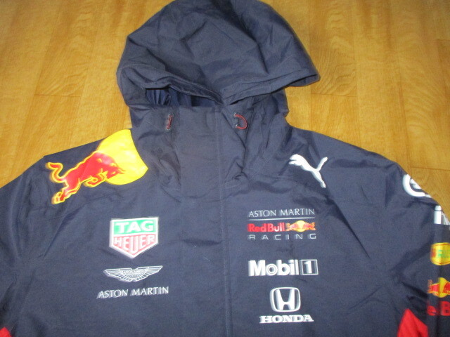 REDBULL F1* Red Bull & Puma collaboration official team with a hood . jacket size L(LL corresponding ) new same beautiful used Honda * super GT