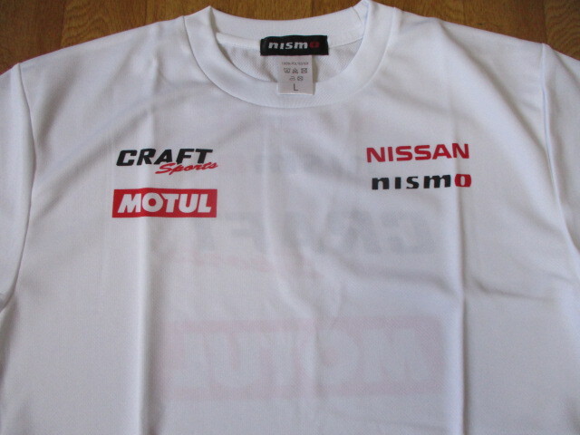 CRAFT・ニスモ・スーパーGT500・レーシングチーム・GTR・GT-R ドライTシャツ サイズL 未使用 デッドストック ジャケットの画像8