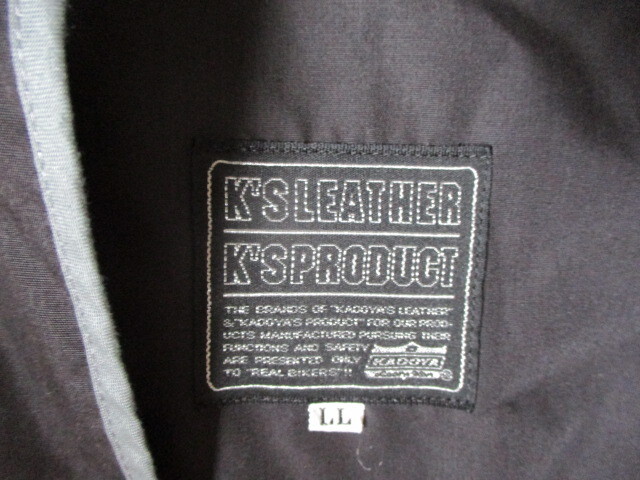  Kadoya первый период тонкий куртка от дождя хлопок жакет размер LL прекрасный б/у 