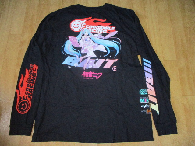 グッドスマイルレーシング・BAIT・ベイツ・初音ミク・F1・スーパーGT・チーム　長袖Ｔシャツ・ロンT　サイズXL　新同美中古　ジャケット_画像1