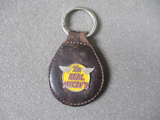  The Real McCoy's *THE REAL McCOY\'S*A-2* flight jacket Vintage leather key holder used MA-1