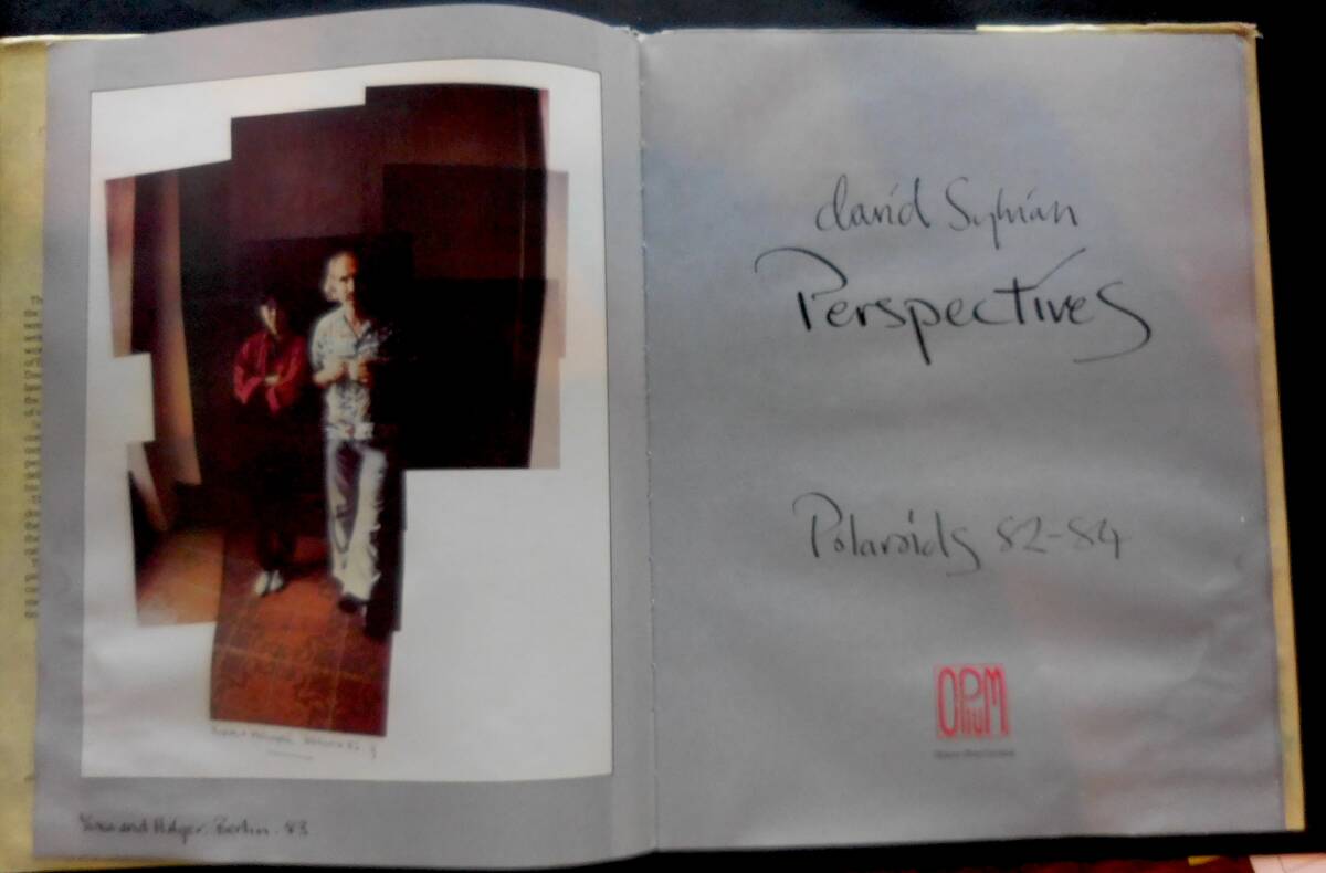 DAVID SYLVIAN（ジャパン） デヴィッド・シルヴィアン／Perspectives Polaroids 82-84 大型写真集（絶版・84年）_画像8