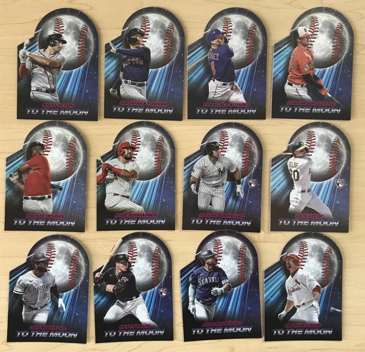 12枚セット インサートカード フリオロドリゲス 吉田 アロンソ マグワイア ドミンゲス 他 TOTHEMOON MLB  2024 TOPPS BIG LEAGUEの画像1