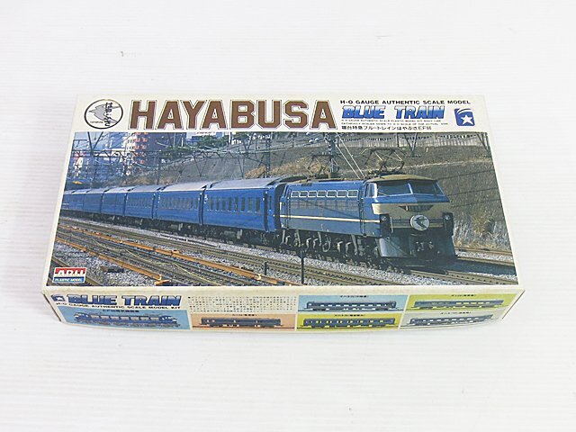 ∞ ARII アリイ H・Oゲージ 寝台特急ブルートレイン はやぶさ EF66電気機関車 NO.A353-1800 BLUE TRAIN HAYABUSA □H8の画像1